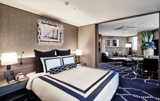 Marine Suite Double Ocean View | 고급 침구, 미니바, 객실 내 금고, 암막 커튼