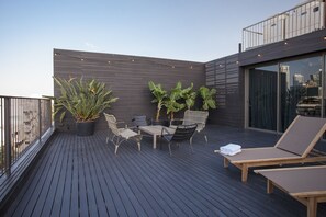 Design-suite - terrasse - byudsigt | Terrasse/gårdhave