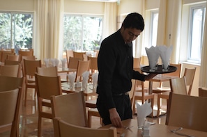 Breakfast, lunch and dinner served  - Talitha Kumi Guest House (Bethlehem)