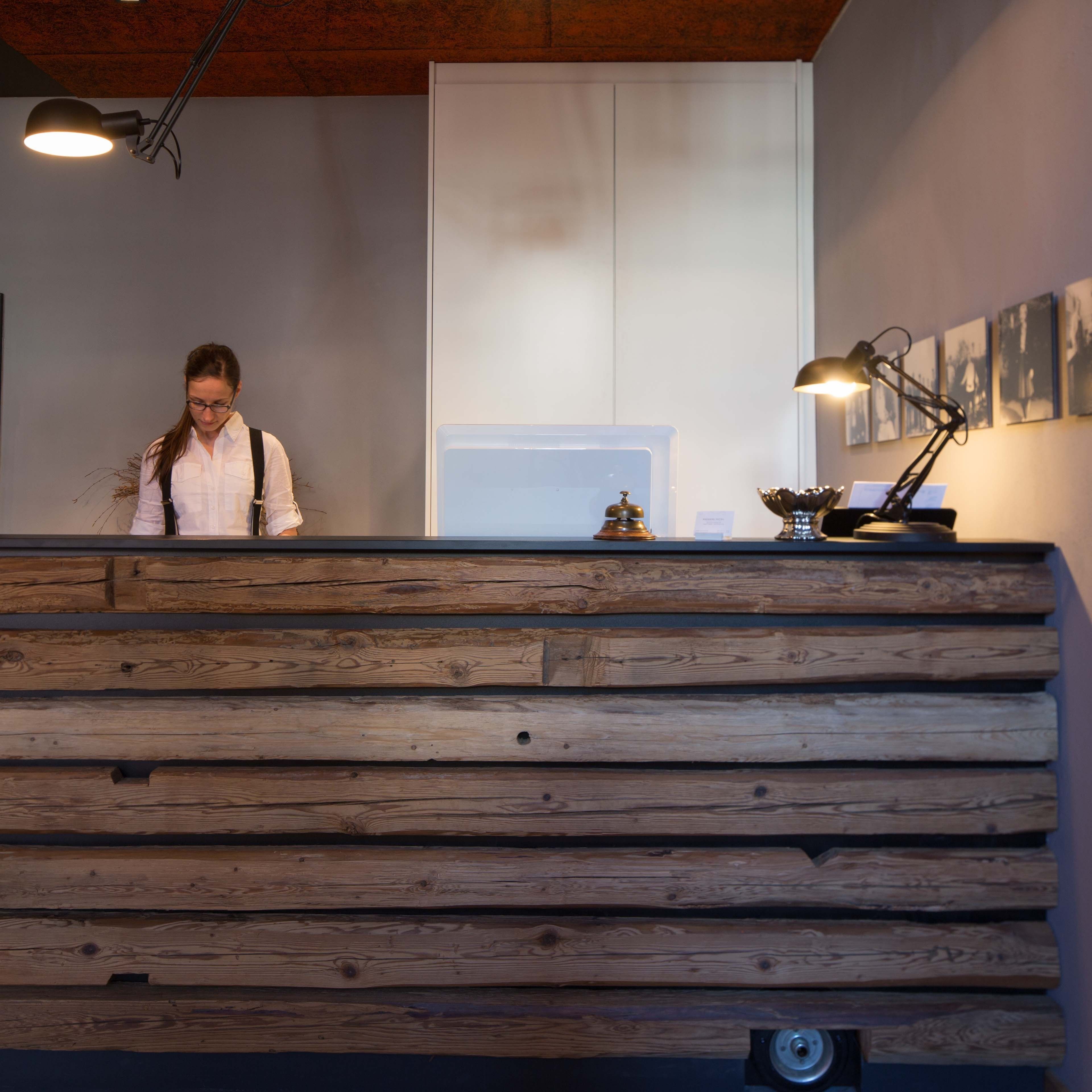 check-in/check-out kiosk