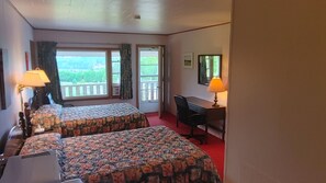 Panoramic Room, 2 Double Beds, Non Smoking, Partial Sea View