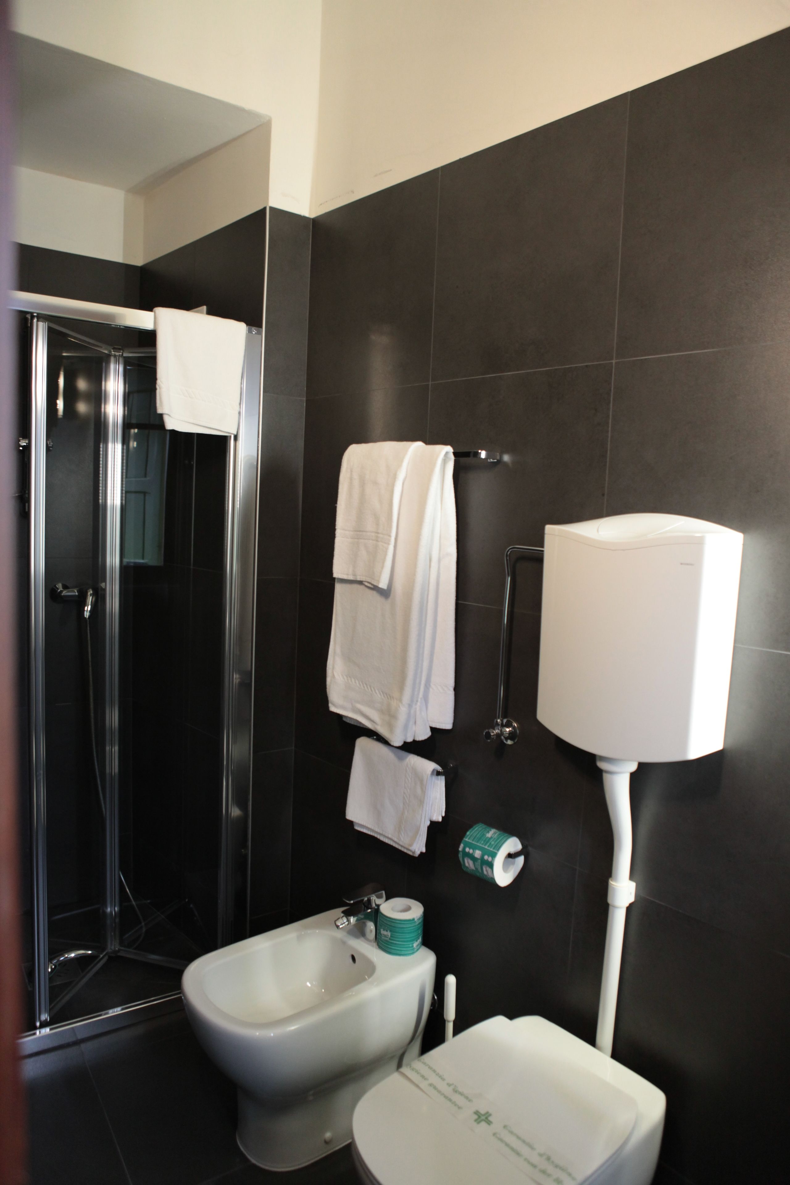 triple room | bathroom | shower, free toiletries, hair dryer, bidet