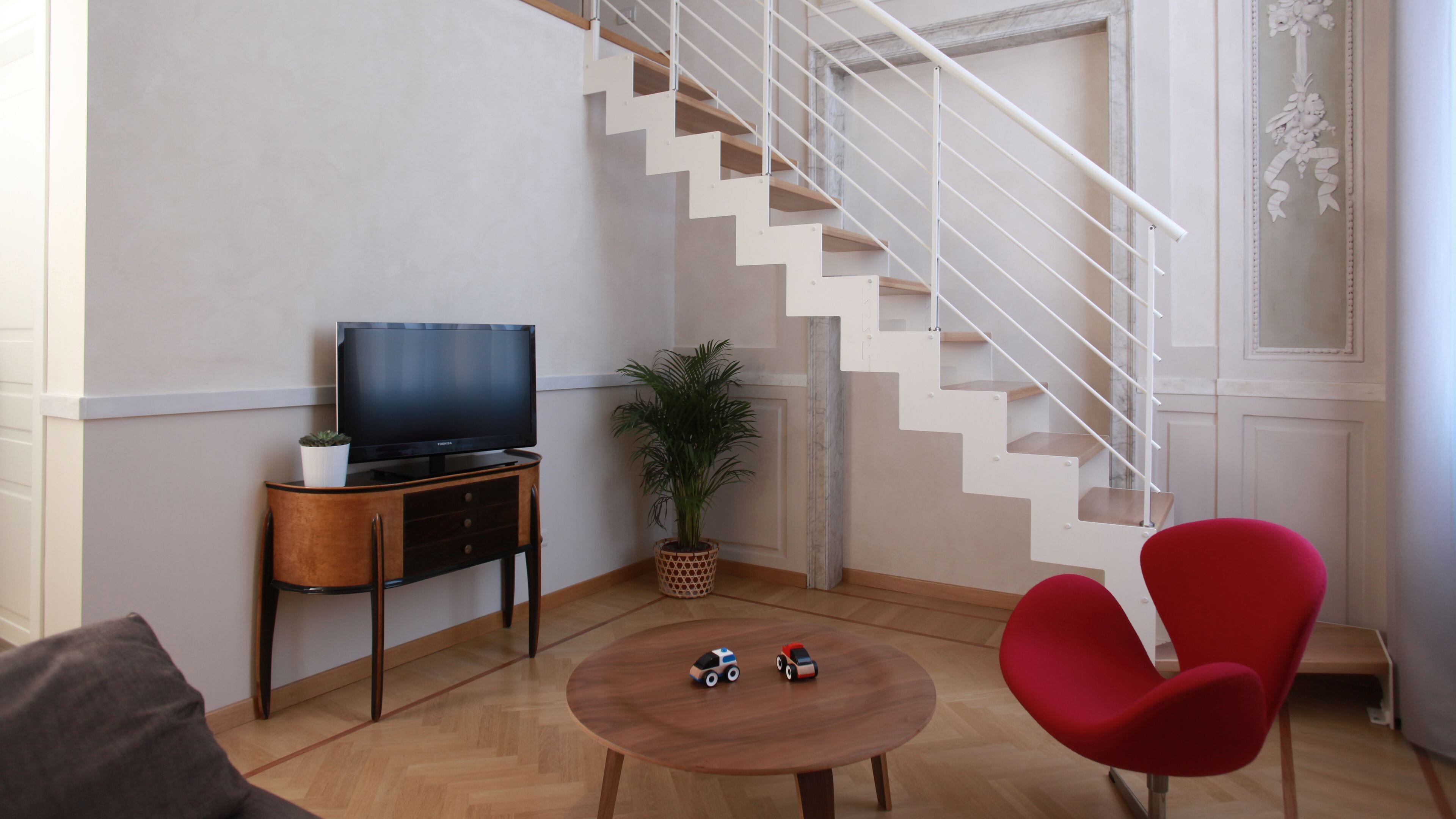 Deluxe-Doppelzimmer, Stadtblick | Wohnzimmer