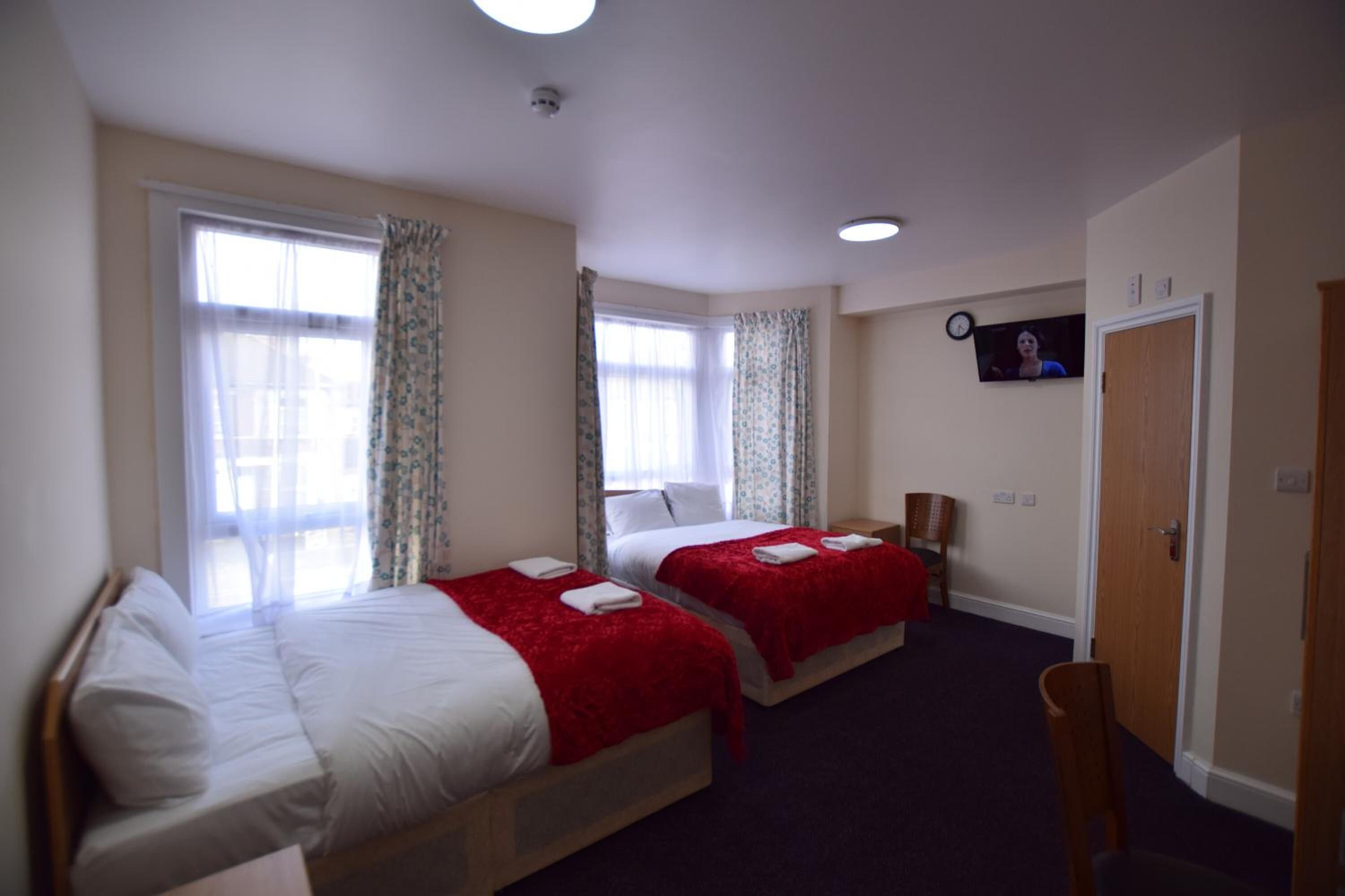 Desk, laptop workspace, iron/ironing board, free WiFi