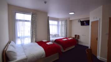 Desk, laptop workspace, iron/ironing board, free WiFi