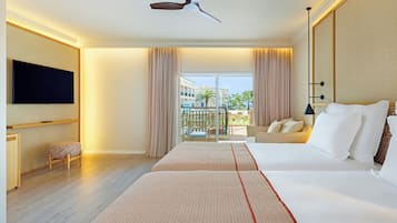 Superior-Zimmer, eingeschränkter Meerblick | Allergikerbettwaren, Zimmersafe, Schreibtisch, Bügeleisen/Bügelbrett