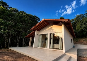 Cabane Luxe, bain à remous