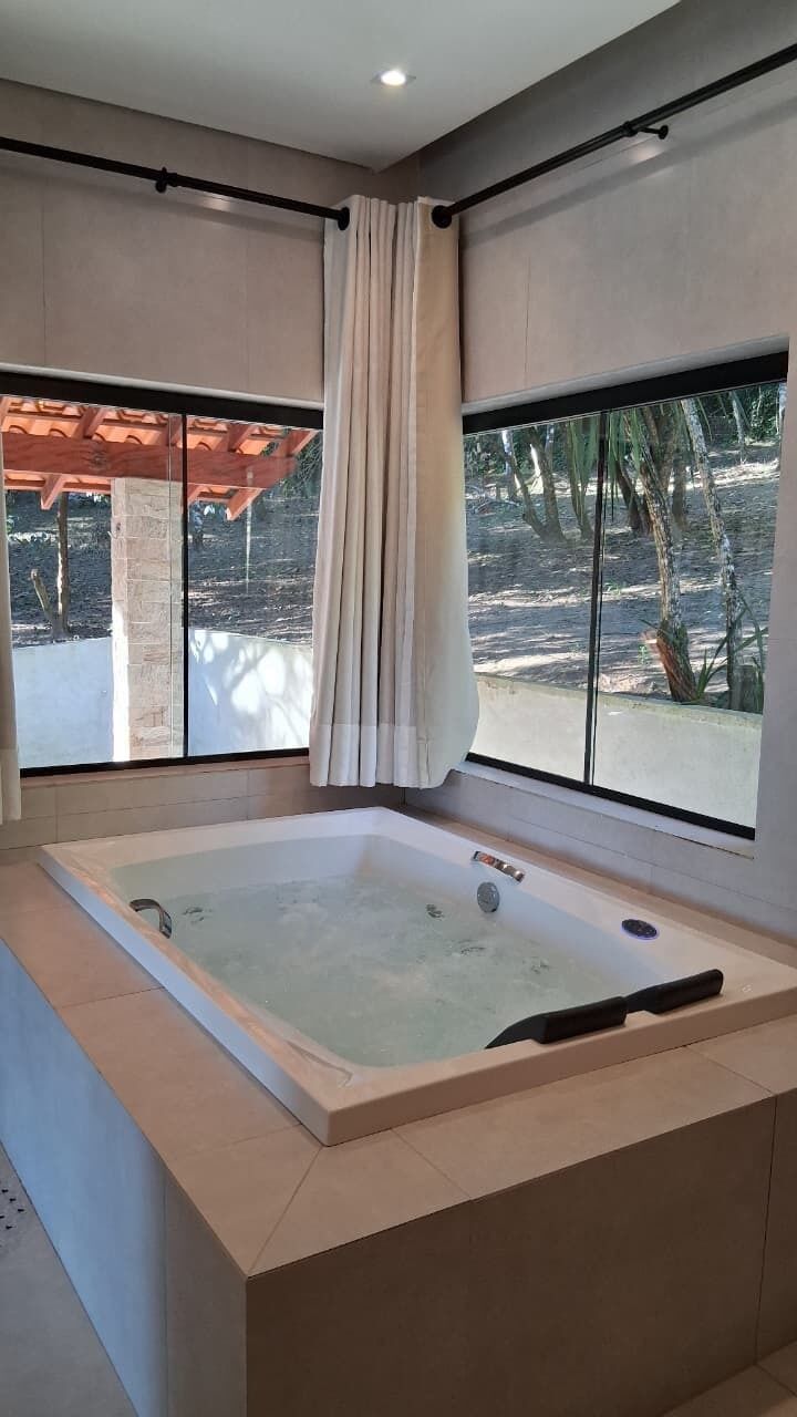Luxury Cabin, Jetted Tub | Bathroom | Soap, shampoo, toilet paper