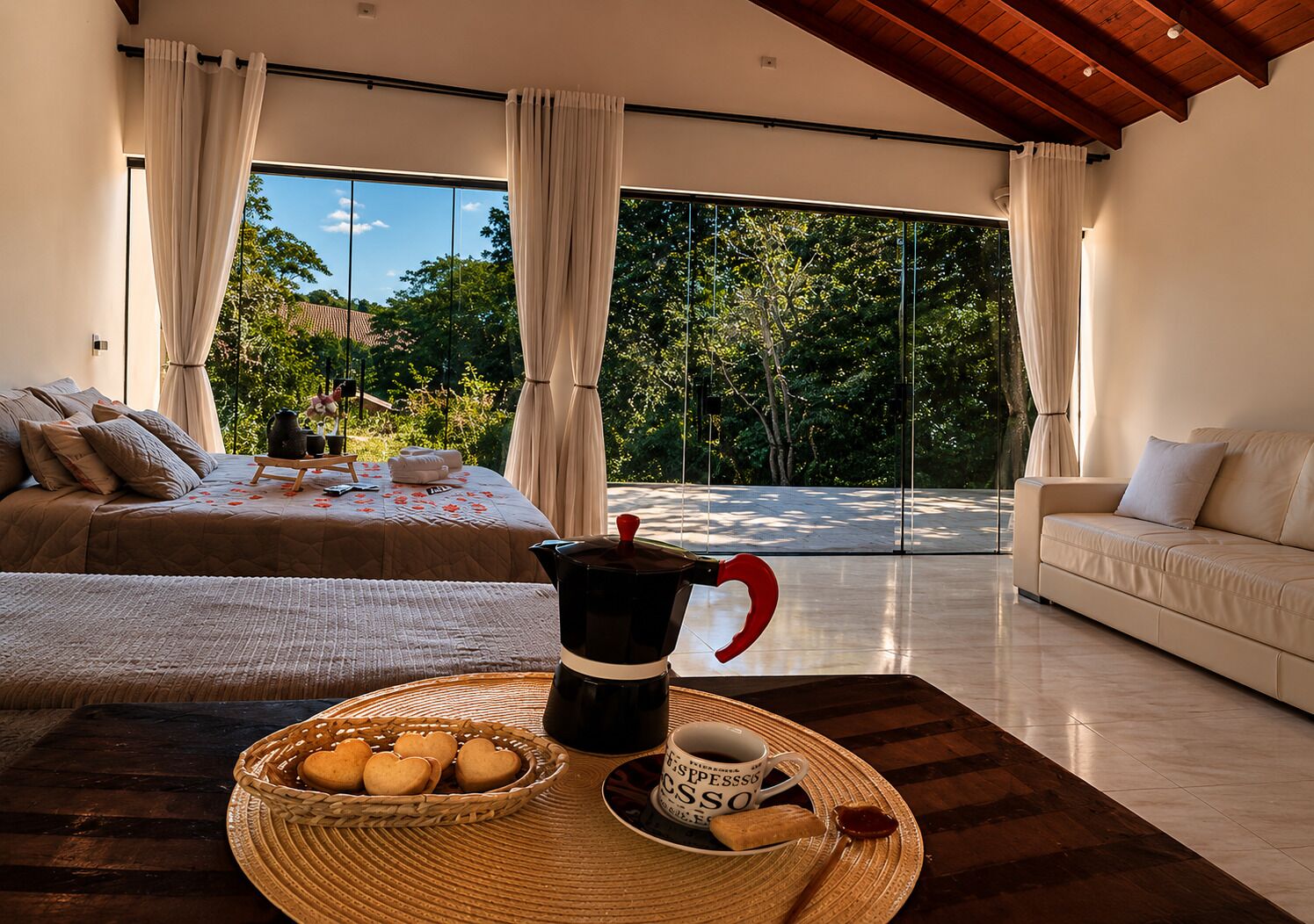 Cabane Luxe, baignoire à jets | 1 chambre, Wi-Fi gratuit, draps fournis