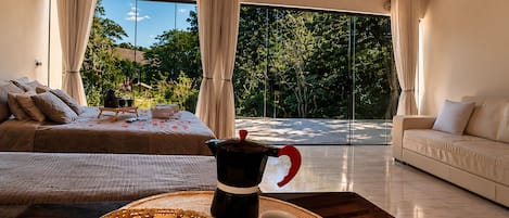 Luxury Cabin, Jetted Tub | 1 bedroom, free WiFi, bed sheets