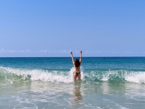 Accommodatie ligt op het strand