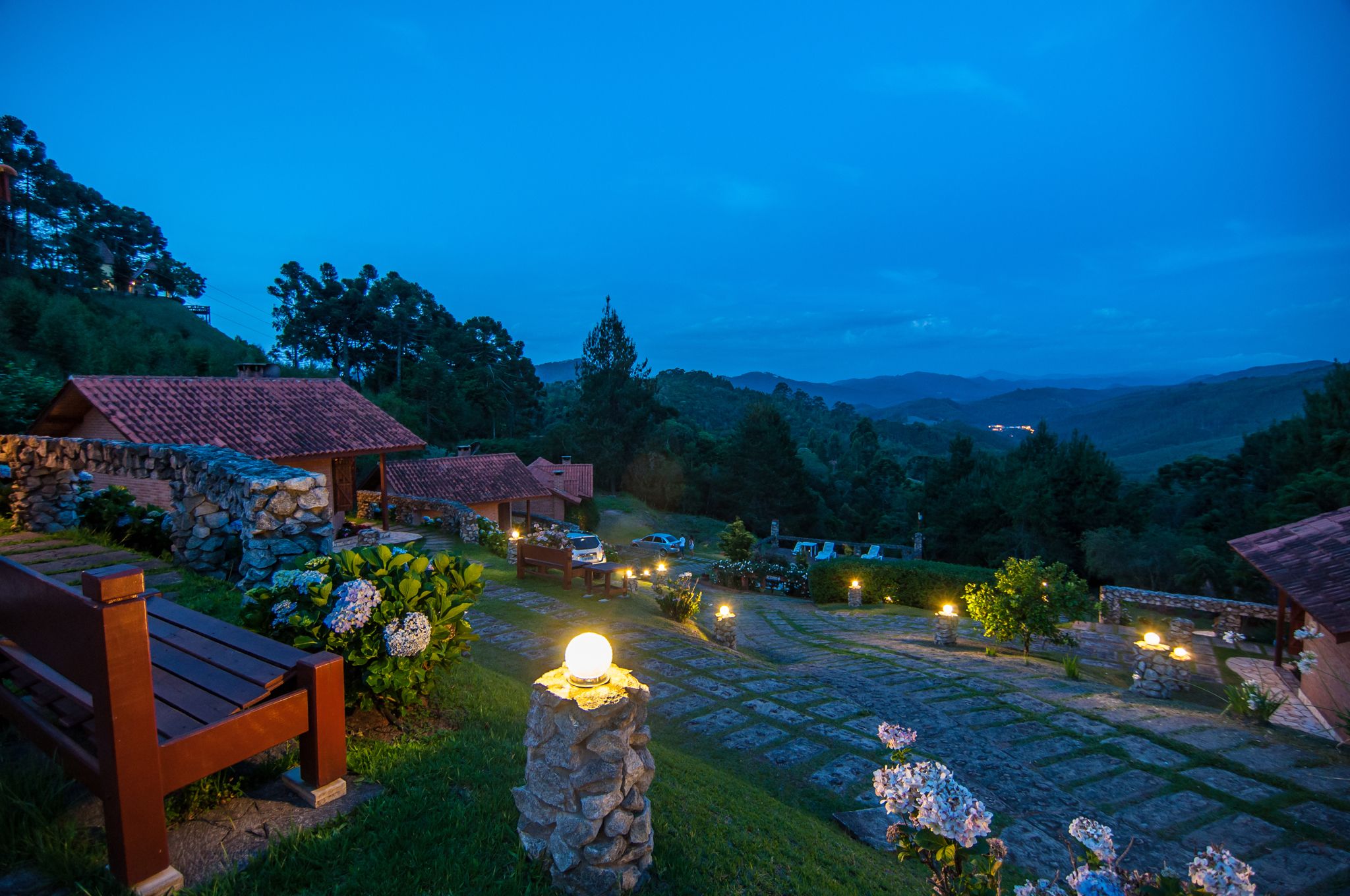 Vista para a montanha