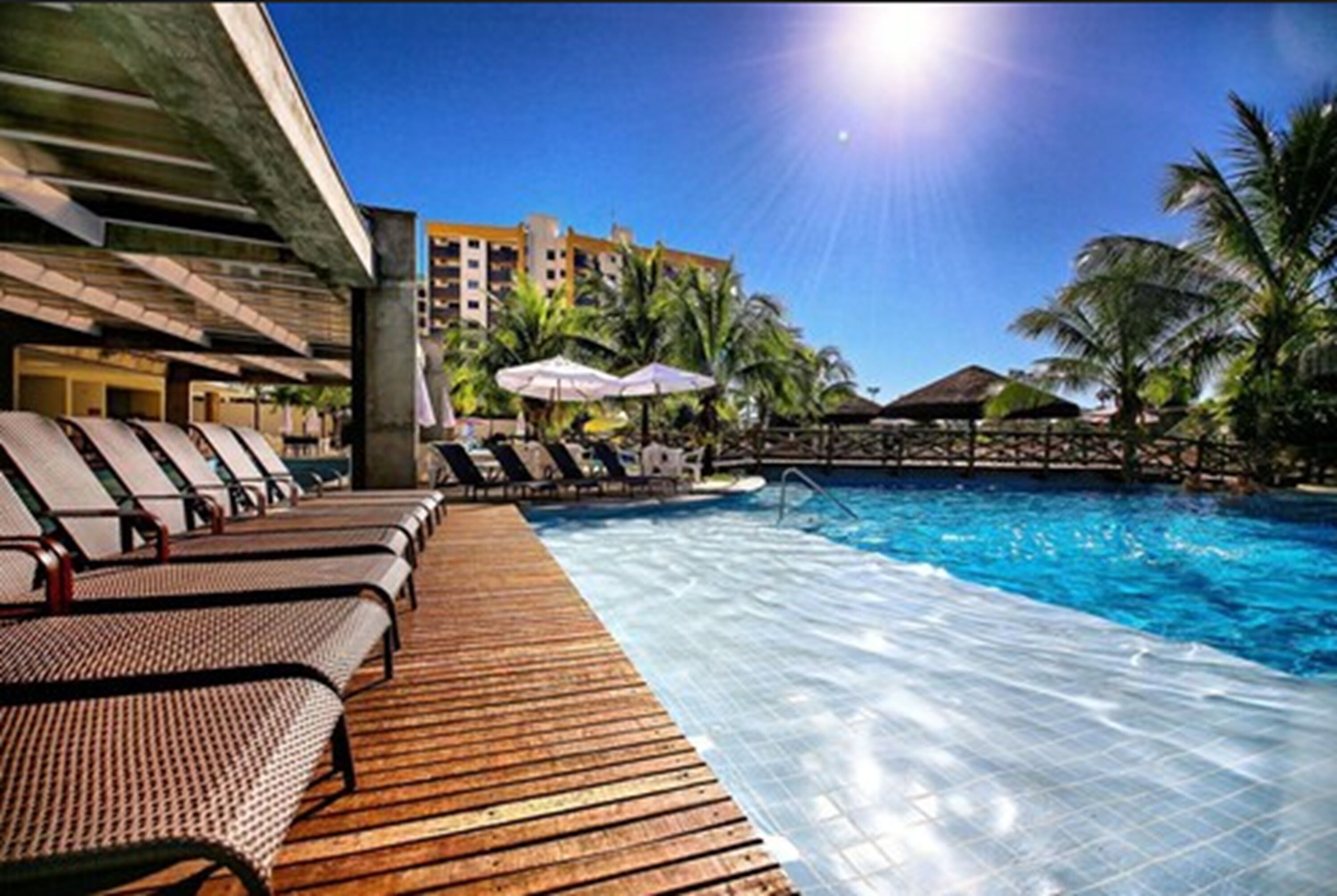 indoor pool, 5 outdoor pools, pool umbrellas, pool loungers