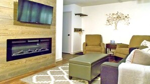 Condo, 2 Bedrooms, 2 Bathrooms (B8) | Living area | Flat-screen TV - Terry Peak Lodge (Lead)
