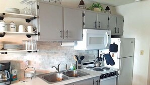 Condo, 2 Bedrooms, 2 Bathrooms (B8) | Private kitchen | Coffee/tea maker, fridge, microwave - Terry Peak Lodge (Lead)