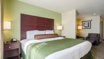 Premium bedding, pillowtop beds, in-room safe, desk