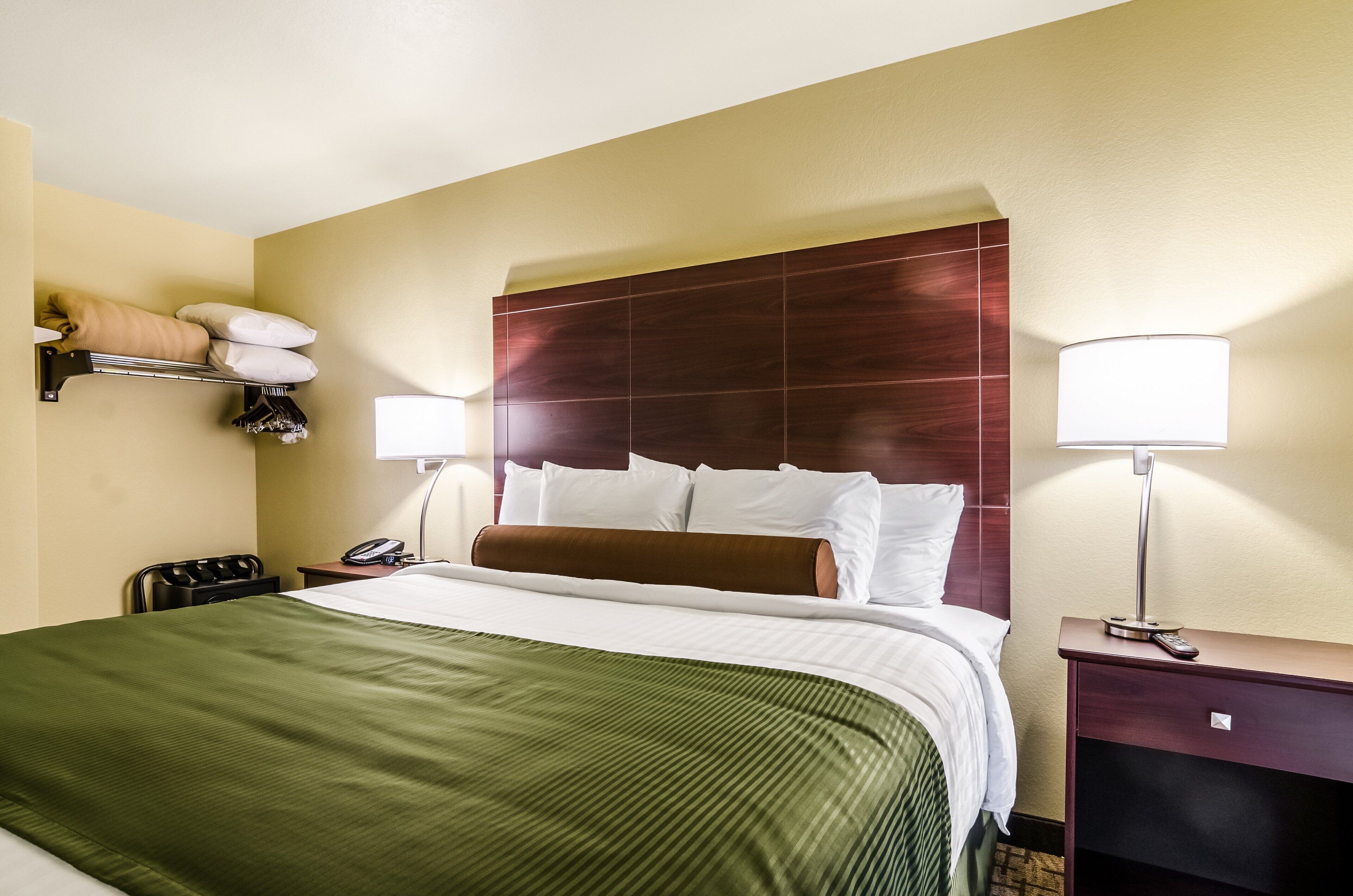 suite, multiple beds, accessible, non smoking | in-room safe, desk, laptop workspace, iron/ironing board