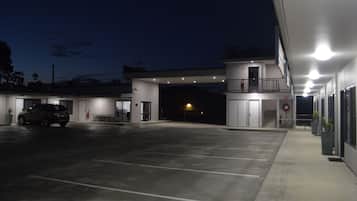 Front of property – evening/night