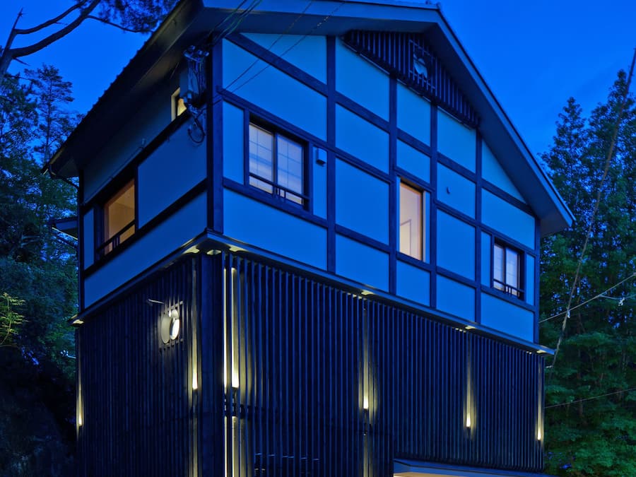 Front of property - evening/night