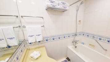 Banheira e chuveiro separados, banheira de imersão