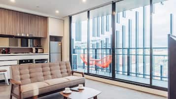 Deluxe Two Bedroom Apartment | Living area