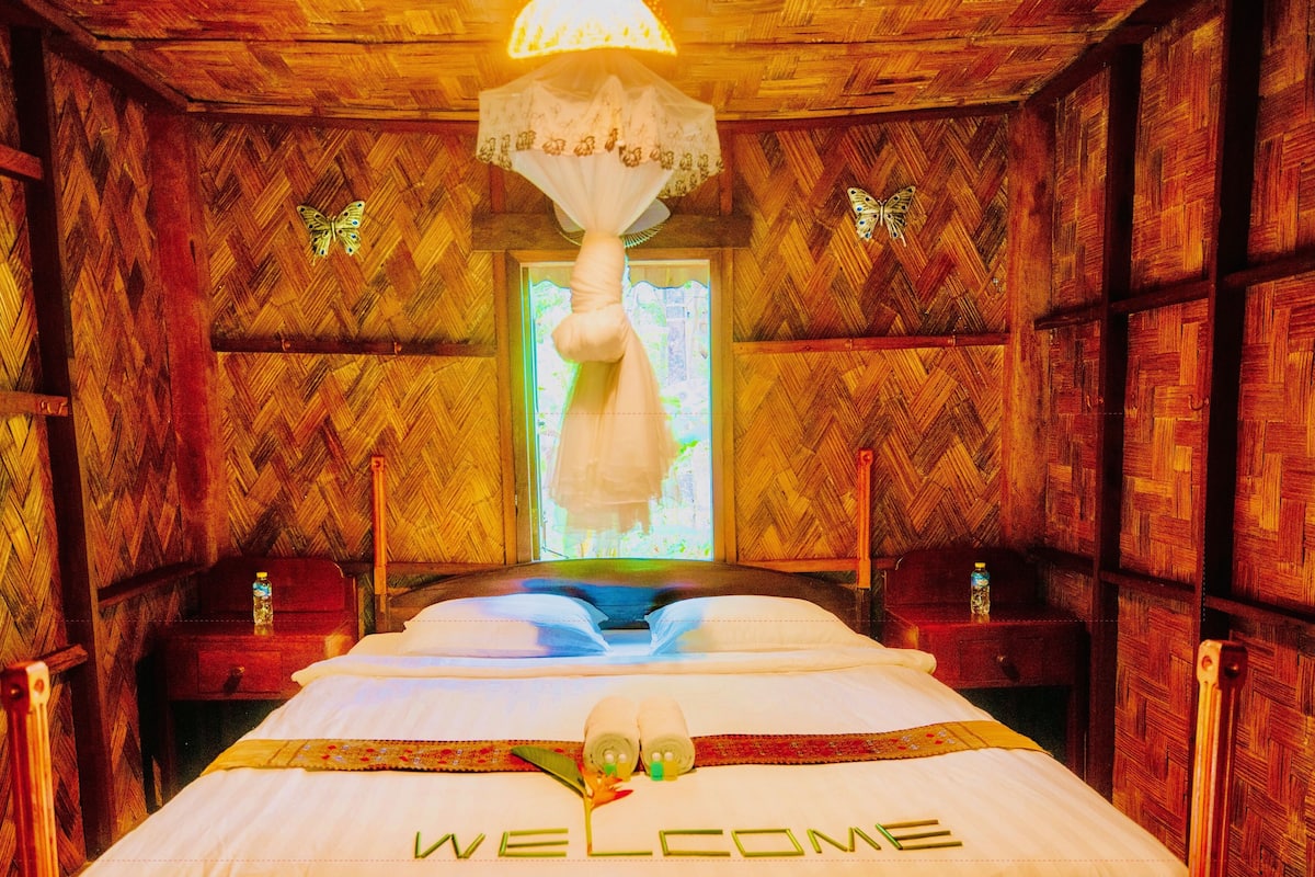 bungalow gardenview double | 1 bedroom, egyptian cotton sheets, free wifi, bed sheets