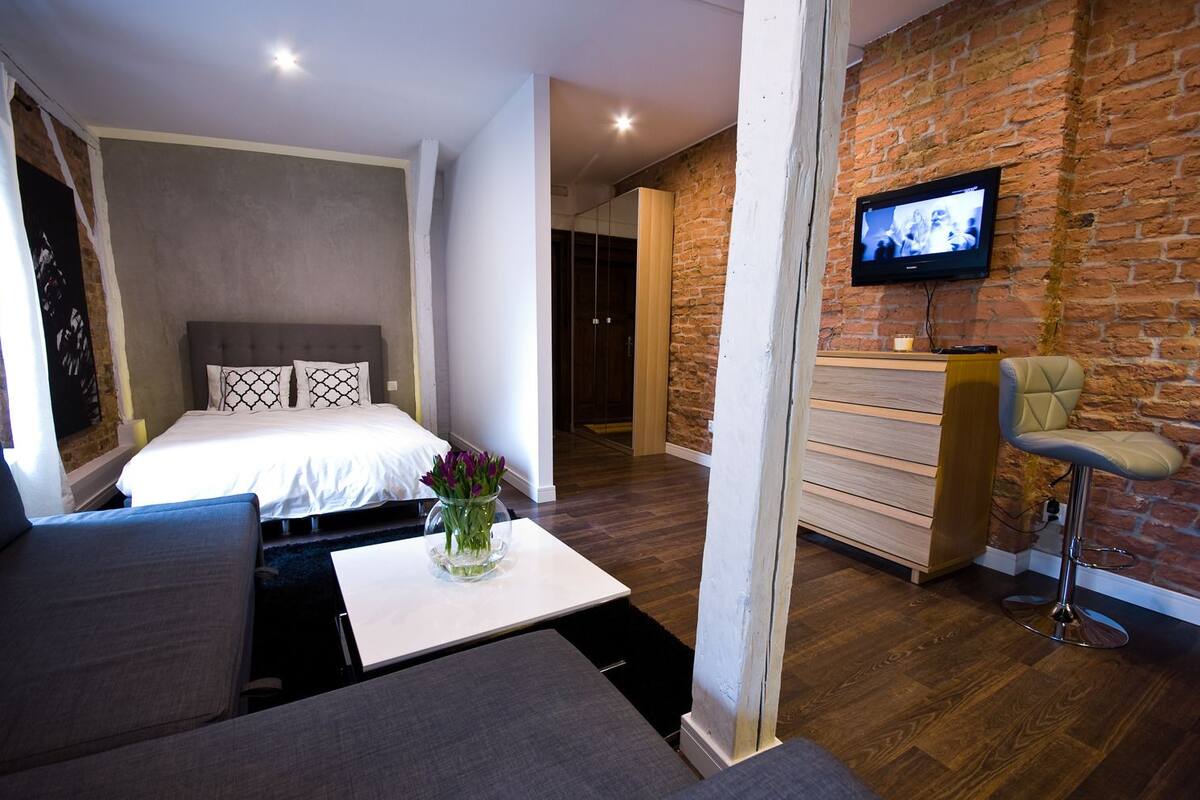 Apartamento Confort, cocina | Tabla de planchar con plancha y wifi gratis