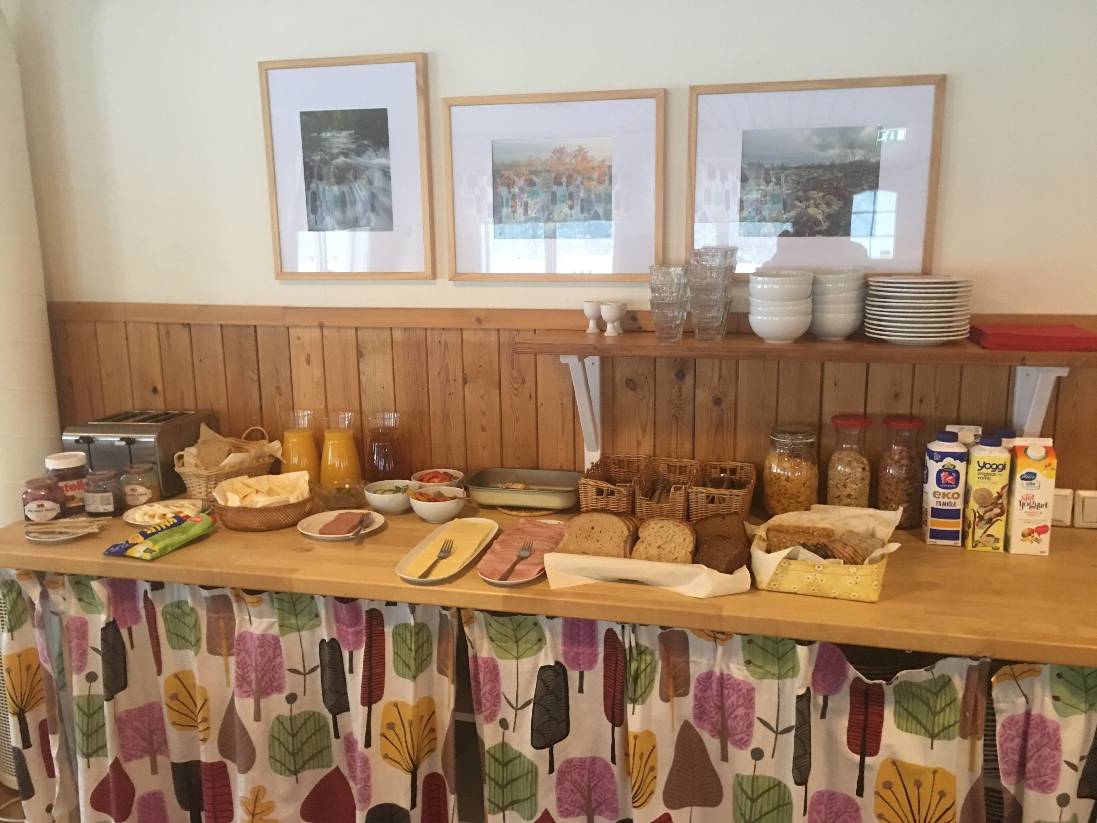 Desayuno estilo bufé