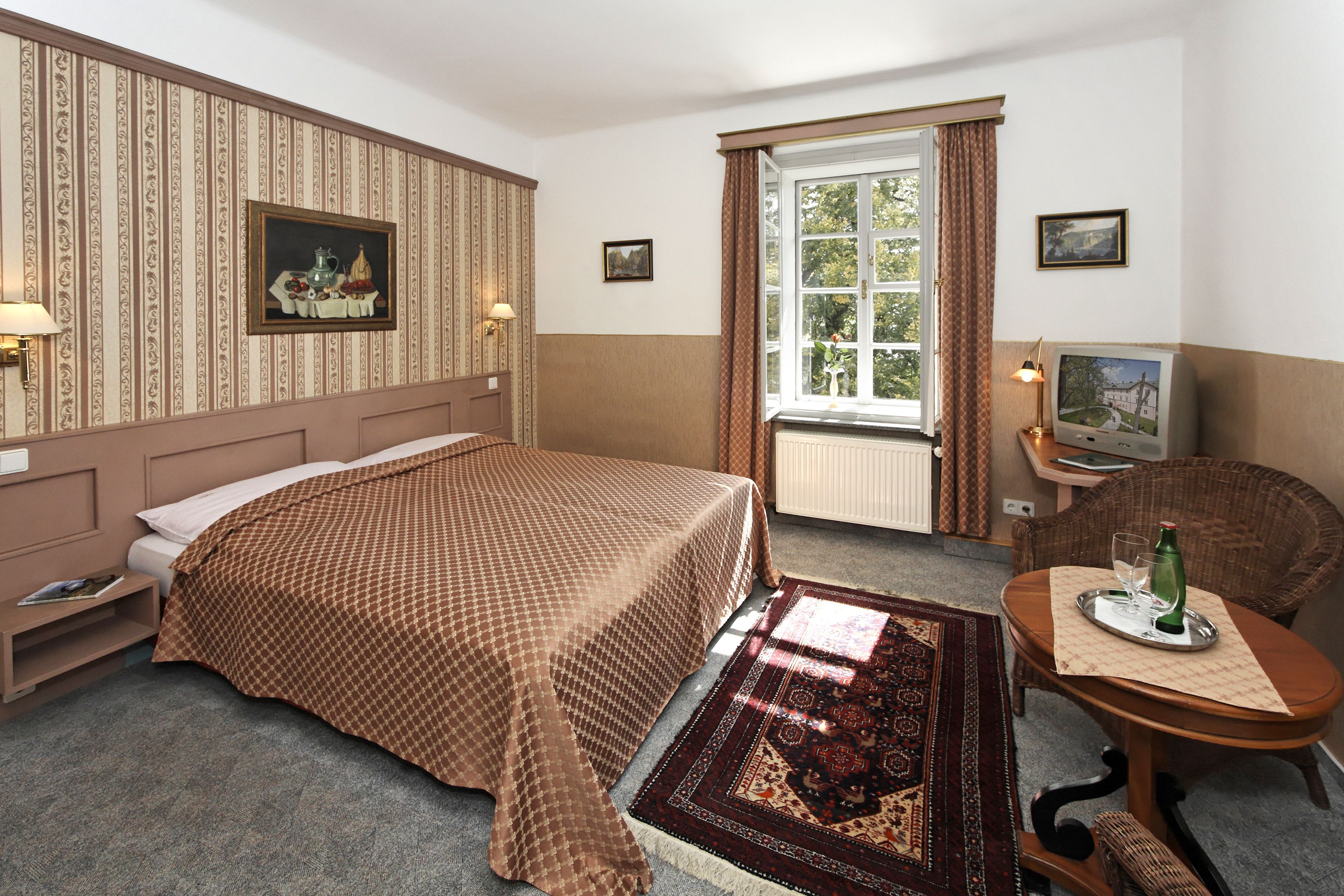 standard double room, 1 bedroom | in-room safe, desk, iron/ironing board, cots/infant beds