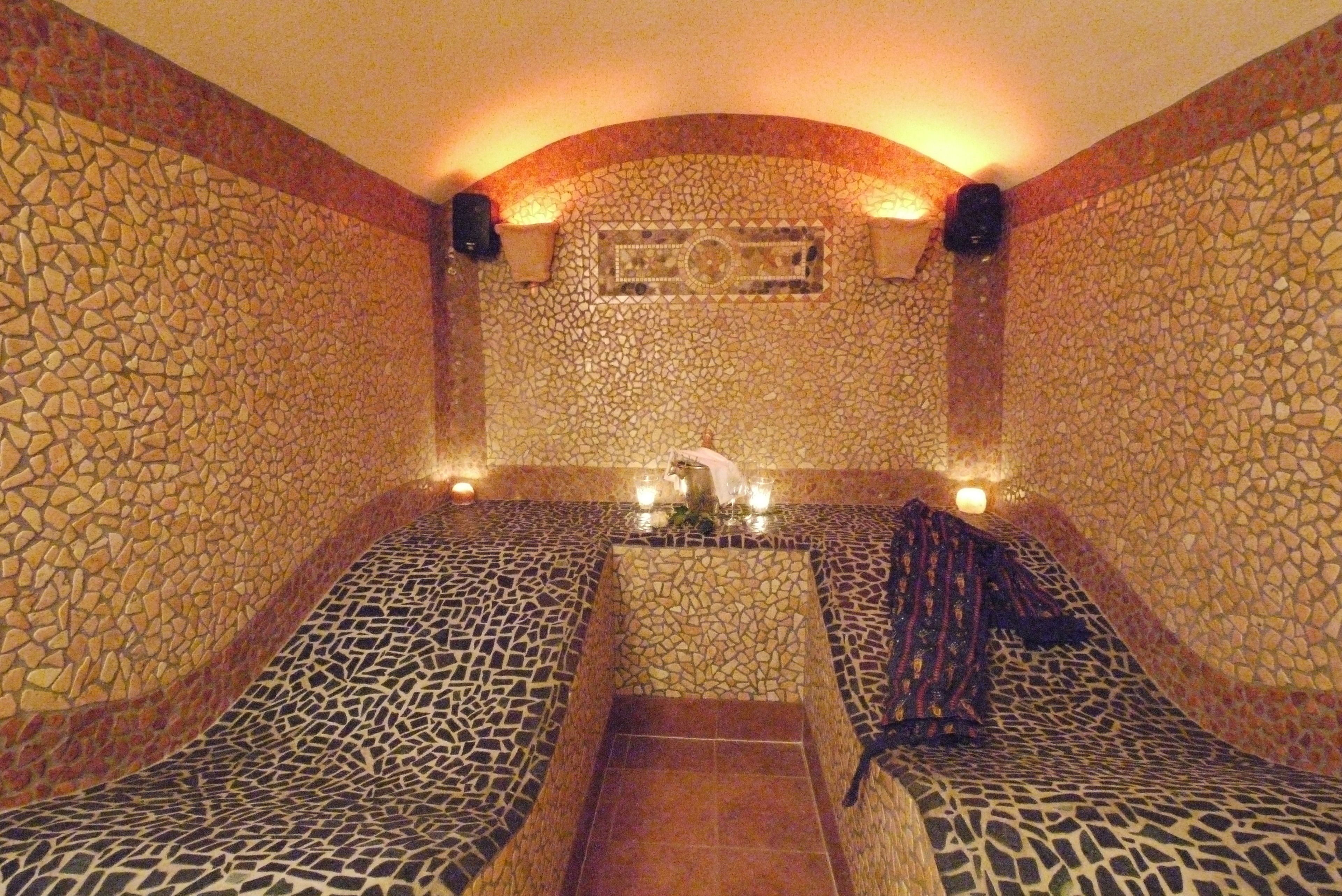 sauna, manicures and pedicures