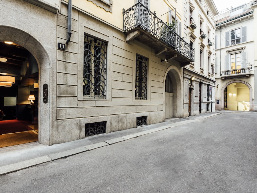 Fachada de la propiedad