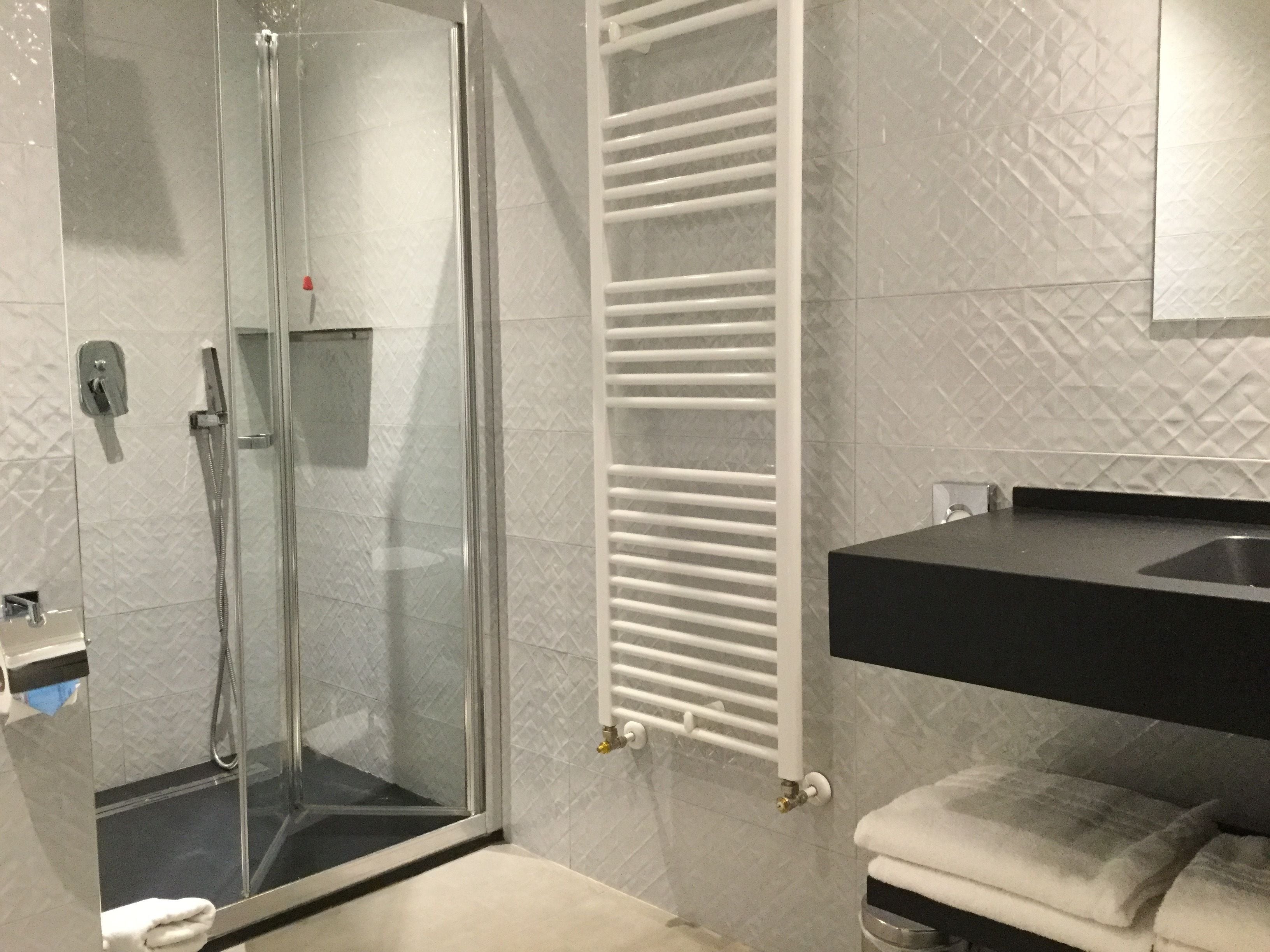 superior double room | bathroom | designer toiletries, hair dryer, slippers, bidet