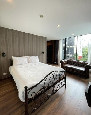 Grand Deluxe Suite Double room | 獨特裝潢、免費無線上網、床單