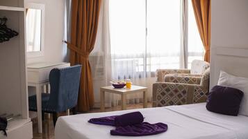 Minibar, in-room safe, desk, free cots/infant beds