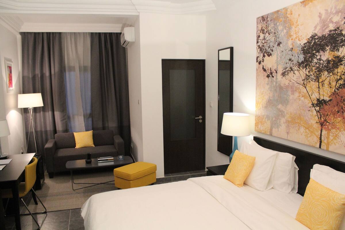 luxury double room | 1 bedroom, premium bedding, minibar, in-room safe
