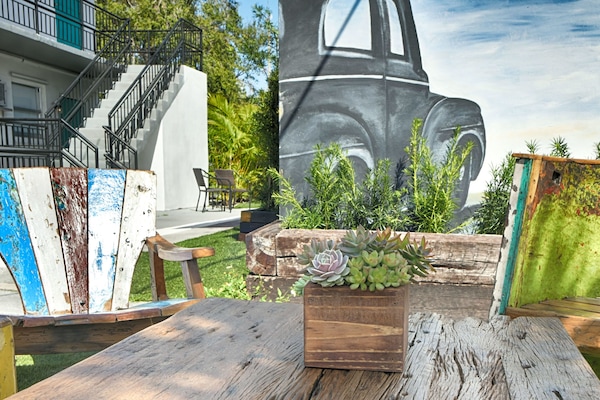 Front of property - evening/night