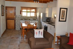 Family Chalet, 3 Bedrooms, Non Smoking | Private kitchen | Full-sized fridge, microwave, oven, stovetop