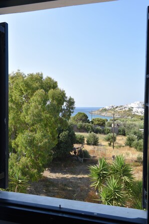 Junior Suite, Balcony | View from room - Glafki Studios & Apartments (Syros)