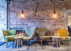 Sala de estar en el lobby