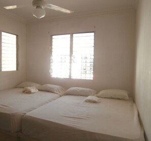 4 bedrooms, desk, cribs/infant beds, rollaway beds