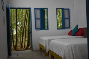 Design Double Room, Mixed Dorm, Patio, Garden View | Balcony view - El Huerto del Bambu (Tuxpan)