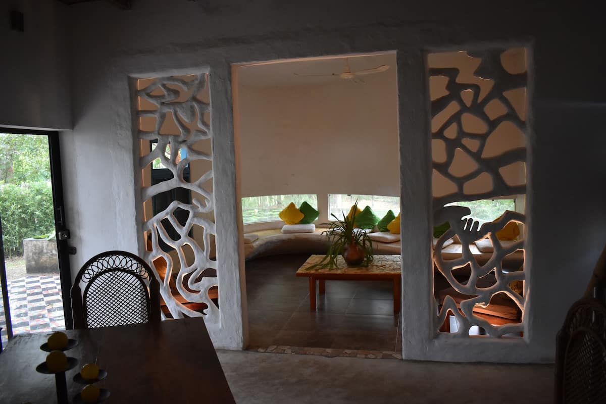 Design Cabin, Mixed Dorm, Patio, Garden Area | Living room | Heated floors