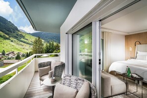 Doppelzimmer, 1 Schlafzimmer, Balkon, Bergblick | Balkon