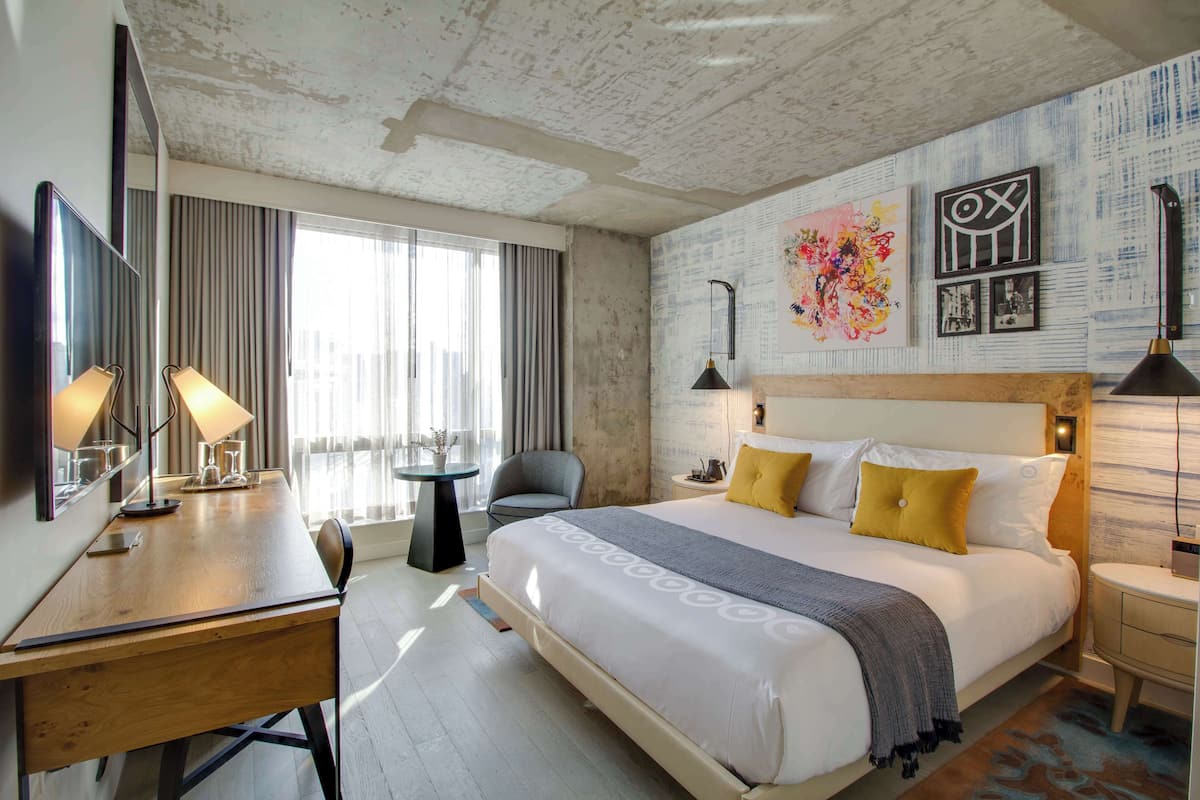 1 slaapkamer, luxe beddengoed, pillowtop-bedden, een kluis op de kamer