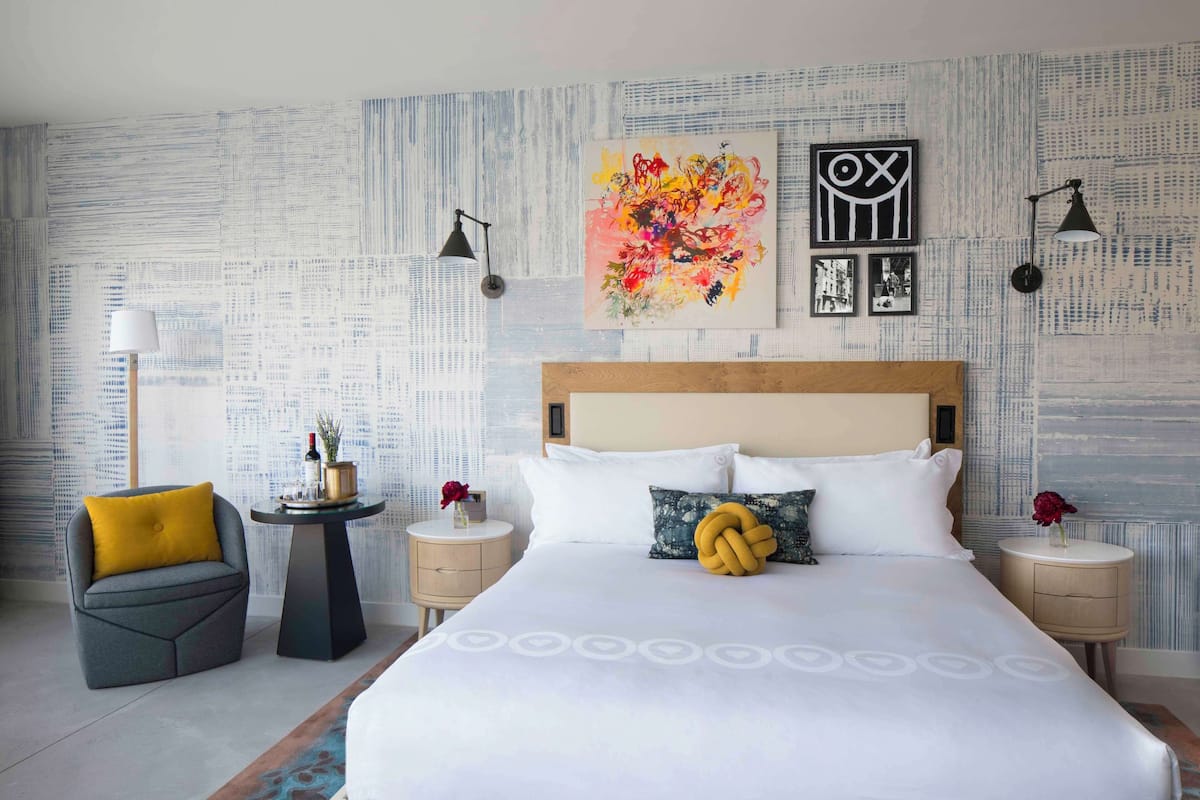 1 slaapkamer, luxe beddengoed, pillowtop-bedden, een kluis op de kamer