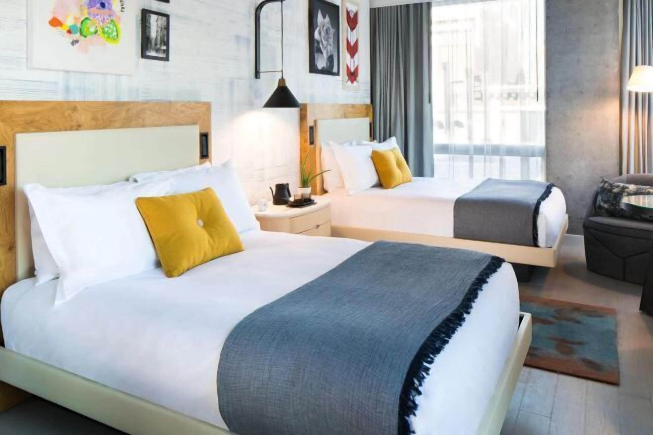 Premium bedding, pillowtop beds, in-room safe, individually decorated