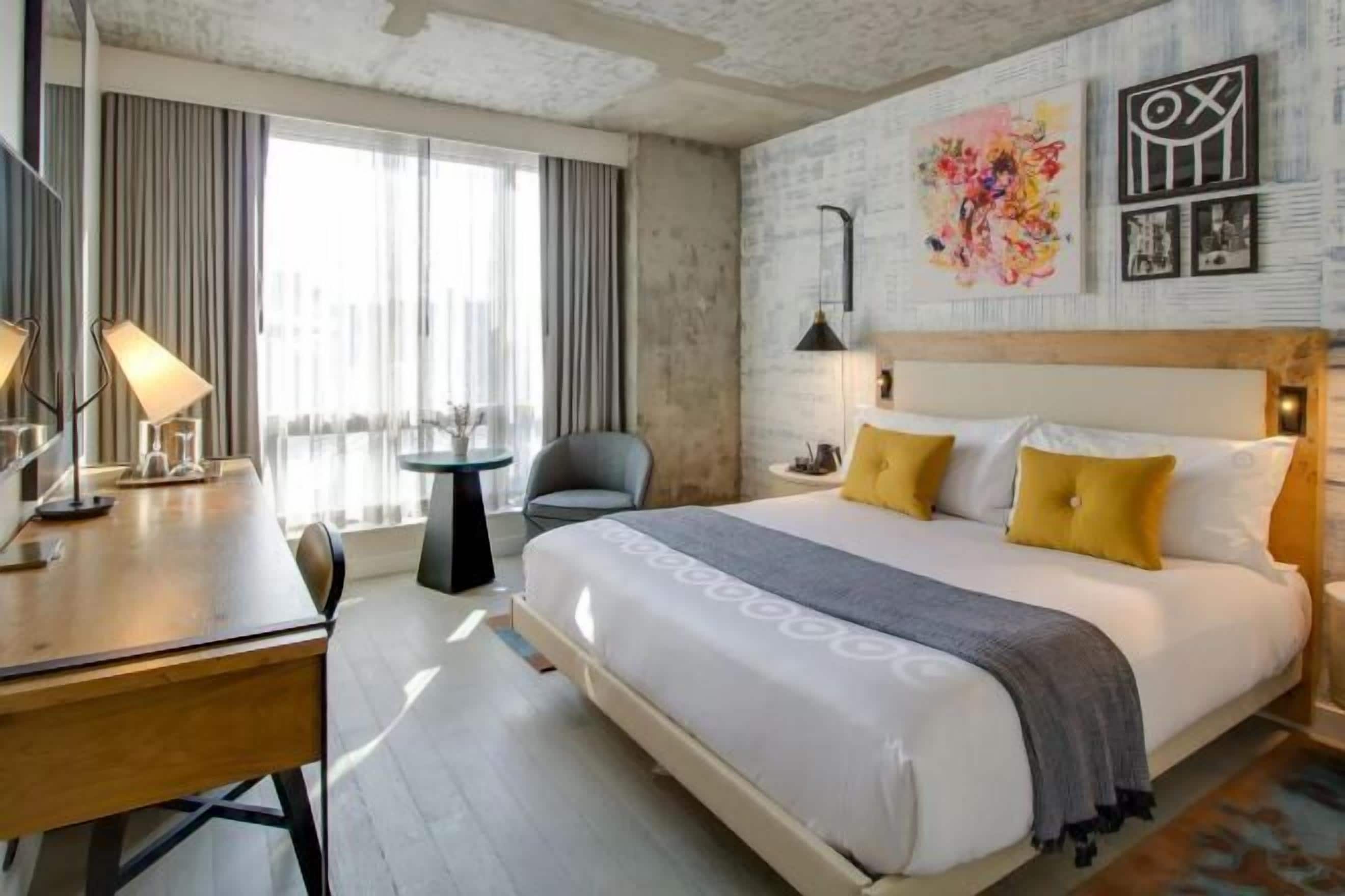 Premium bedding, pillowtop beds, in-room safe, individually decorated