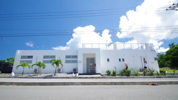 Voorkant van accommodatie