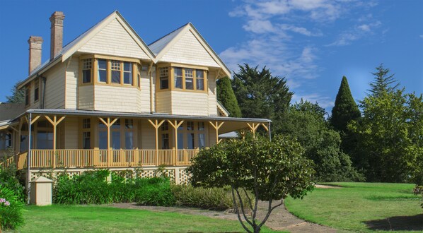 Majoituspaikan julkisivu