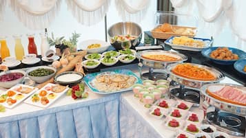 Frukostbuffé varje dag (JPY 1936 per person)